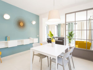 Light Blue Holiday House
